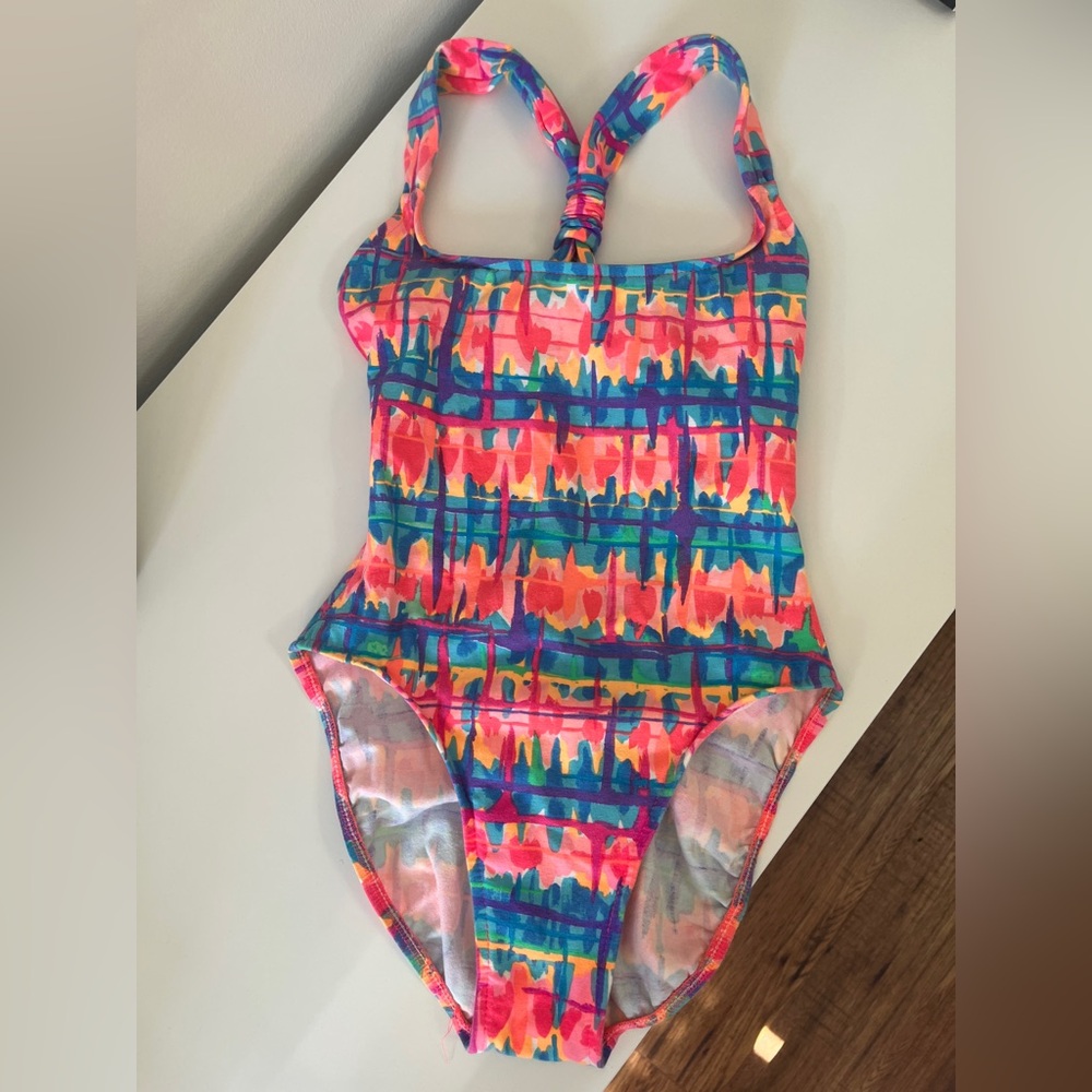 Vintage 80s/90s Tie Dye Swimsuit